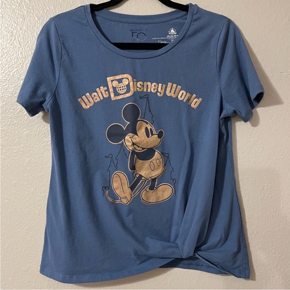 Walt Disney World Mickey Mouse 50th Anniversary Earidescent Rare Top